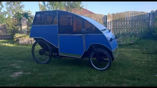 Четырехколесный веломобиль ч. 50 Four-wheeled velomobile h. 50