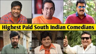 Top 10 Highest Paid South Indian Comedians 2022 | Brahmanandam, Ali, Vennela Kishore, Sunil