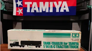 Tamiya Tank-Trailer for Tamiya 1/14 scale Tractor Truck.