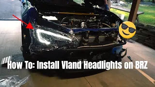 How To: Install Vland Headlights on BRZ