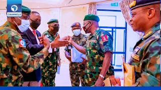 President Buhari Meets Service Chiefs Over National Security