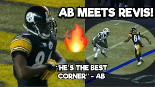 When Antonio Brown MET Darrelle Revis! 😳 (WR vs CB) Antonio Brown Vs Darrelle Revis highlights