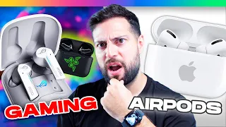 ¡Probando los "AIRPODS" GAMING! 🤔