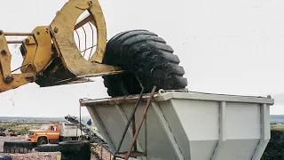 Biggest Tires vs Monster Crusher too Powerful and Dangerous, Recycling Giant Truck Tires! Shredder!