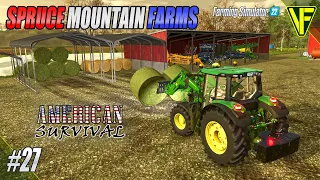 I Rebuilt The Yard | American Survival: Spruce Mountain | Farming Simulator 22