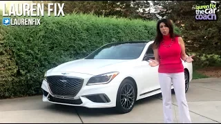 2018 Genesis G80 Sport Car Review by Lauren Fix, The Car Coach®