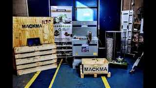 Mackma Machine: New BTT50 Briquetting Machine with the control that connects remotely