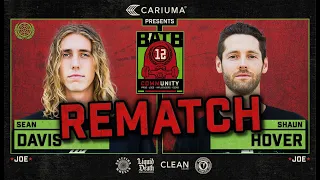 BATB 12: Sean Davis Vs. Shaun Hover REMATCH - Round 1