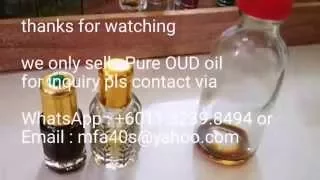 THE MAKING OF 99.99% PURE OUD OIL
