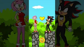 Sonic Sad Story - Love Vs Money Part 3 | Amy's Choice? #shorts #sonic #amy #duet #shadow