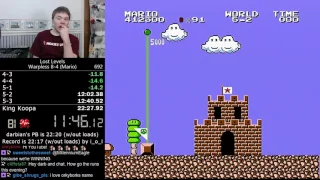 (22:05.66) Super Mario Bros.: The Lost Levels Warpless 8-4 speedrun *Former World Record*
