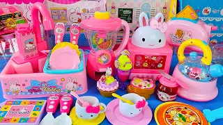 Satisfying with Unboxing Cute Pink Kitchen Cooking Set, Laundry Set Collection Toy Review ASMR