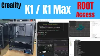 Creality K1 K1 Max root access Use Prusa slicer, Klipper, Fluidd, Moonraker like a normal 3D printer