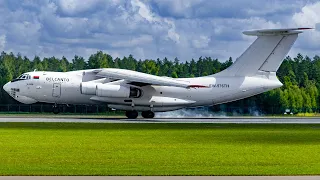 Демонстрационный полет Ил-76ТД BelCanto Airlines / Demonstration flight Il-76TD Minsk Airport