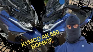 KYMCO AK 550 AKRAPOVIC 2022!!!! 😂CONDUITE DE BRAQUEUR 😂