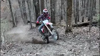 Hanover wv hill climb rideout!!! Crf250r + extended quad ripping 🤘🏼👊🏼