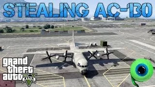 Grand Theft Auto V Challenges | STEALING THE C-130 (TITAN) | LOSING CHOPPERS IN WIND FARM