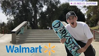 I Skated a Walmart Board For a Whole Day!