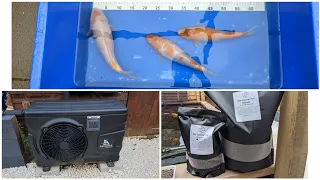 Heat pump problems, Koi to move on & koi food back in stock