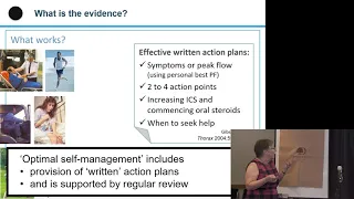 Self management of asthma - Prof Hilary Pinnock