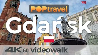 Walking in GDANSK / Poland - Around the Old Town - 4K 60fps (UHD)