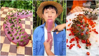 Wild delicacies you’ve never tasted |Chinese Mountain Forest Life and Food #Moo TikTok#FYP