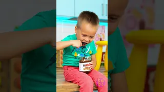 When you really want Nutella nothing is impossible🤣 || WOW! He did it!😳😍 #shorts