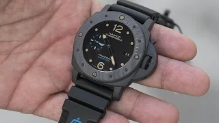 Hands On: Panerai Luminor Pam616  Submersible Carbotech 3 Days Automatic