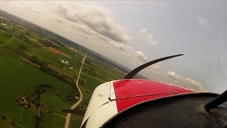 Solo - Wheel LANDING and 3 pointers - progress and regression - Super Cub - POV flying