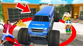 GTA 5 : ANYTHING FRANKLIN CAN FIT LIN THE CIRCLE SHINCHAN will Pay For it in GTA 5! (GTA 5 mods)