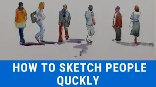 Sketching People Quickly  - Outlining Technique