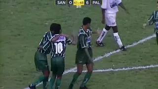 Santos 0 x 6 Palmeiras (Campeonato Paulista 1996)