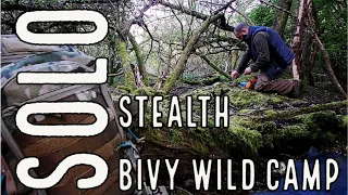 Solo Stealth Bivy Wild Camp Overnighter UK - Slumberjack Contour Bivi  - Yakeda Tactical Patrol Pack
