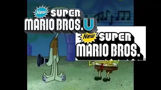 Spongebob Wrong Notes (NSMB Overworld Theme)