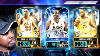 GOAT THEME PACK OPENING ft MJ, KOBE & LEBRON! NBA 2K Mobile Season 2 Gameplay Ep. 26