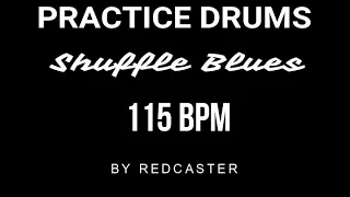 BLUES SHUFFLE DRUMS BACKING TRACK - PISTA DE BATERÌA PARA BLUES 115 BPM