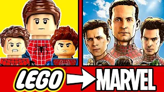 Drawing SPIDER-MAN:NO WAY HOME inspired by LEGO???  Drawing EVERY MARVEL MOVIE part 3 of 18