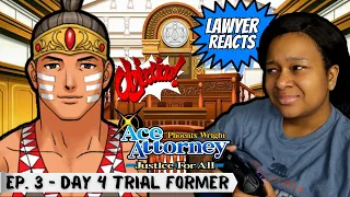 Real Lawyer Reacts to Phoenix Wright: Ace Attorney JFA | Ep 3 Day 4 Trial Former - Turnabout Big Top