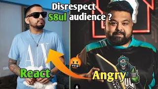 Sid disrespect s8ul audience?😱 Goldy Bhai react than Sid Bhai reaction