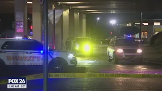 Man shot dead with a toddler inside the car after a shooting