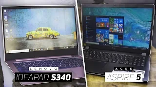 Lenovo IdeaPad S340 VS Acer Aspire 5 Slim 2019! - Comparison Of Budget Laptops!