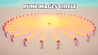 RUNE MAGES CIRCLE vs EVERY FACTION | TABS Totally Accurate Battle Simulator