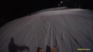 Laleto, Vitosha, Bulgaria. Night Skiing