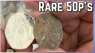 Lots of Keepers (Bee) 50p Coin Hunting!