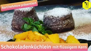 Schokoküchlein mit flüssigem Kern