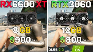 RX 6600 XT vs RTX 3060 - Test with Ray Tracing and DLSS | 2k |