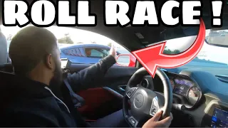 Roll Race 2019 Camaro SS vs 2017 E85  Mustang GT 5.0 !