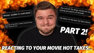 Reacting to Your Movie HOT TAKES... (PART 2)