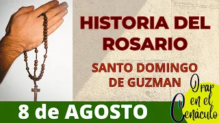 Historia del ROSARIO y Sto Domingo de Guzmán en los Santos de la liturgia del día.