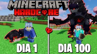 SOBREVIVI 100 DIAS NA ERA DOS DRAGÕES NO MINECRAFT HARDCORE - O FILME (1/2)